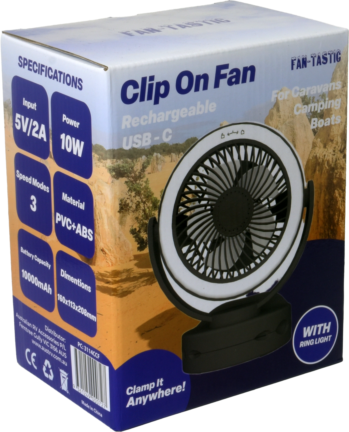 Fantastic Rechargeable Clip On Fan