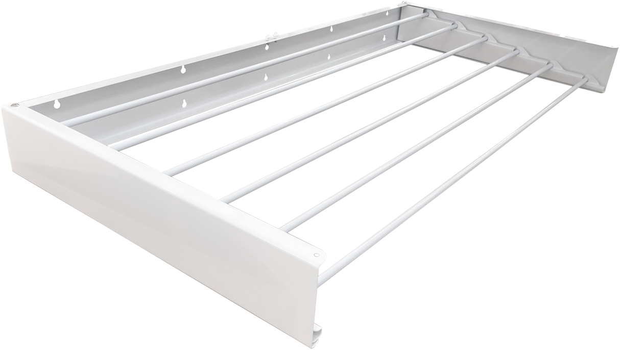 On The Road Wall Mounted Clothes Airer 100cm White