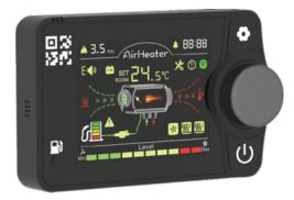 AUFOCUS LCD CONTROL PANEL AND REMOTE
