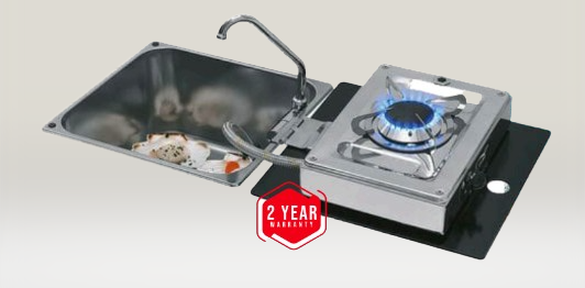 NCE Square Hob-Unit Folding Sink