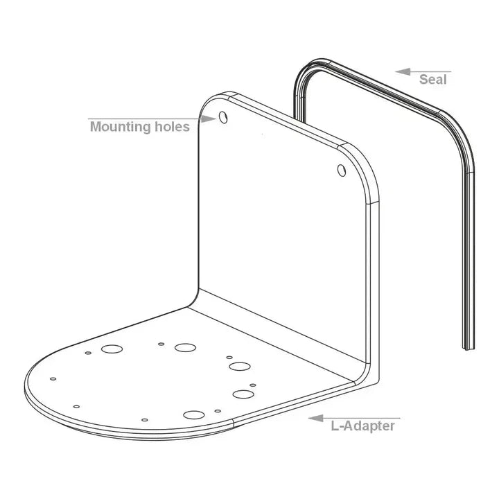 LooSeal Toilet L-Adaptor Small