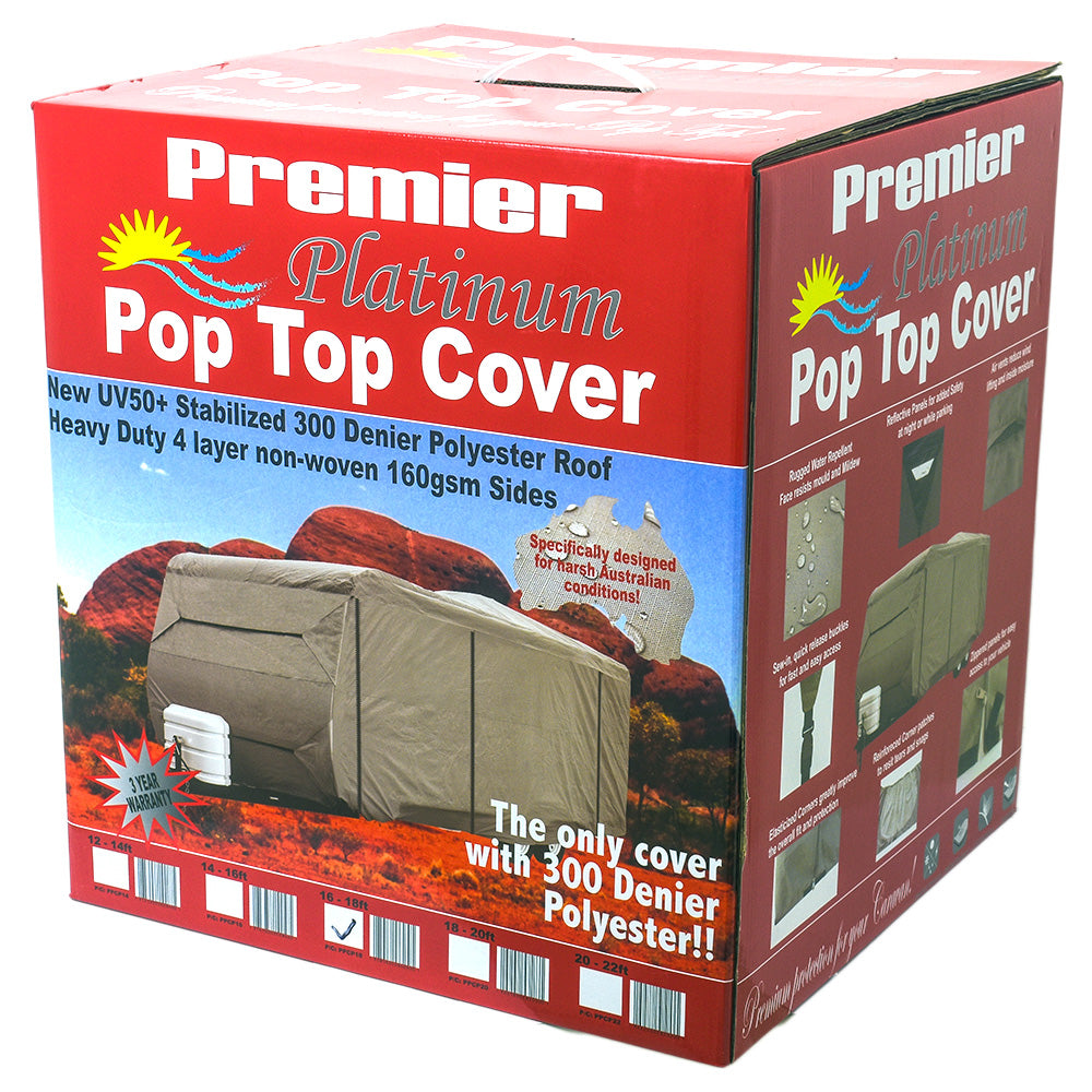 Premier Platinum Pop Top Cover 14-16FT