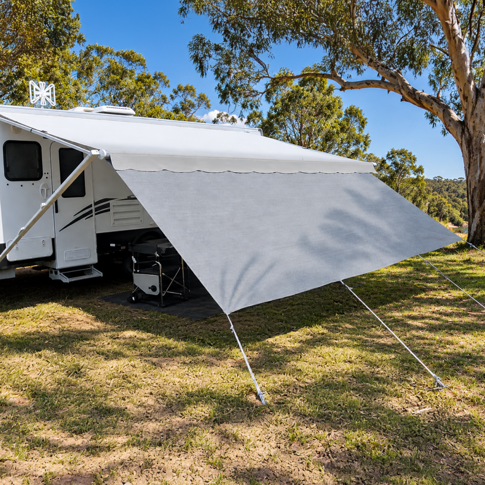 On The Road RV Caravan Awning Privacy Screen 5.2m