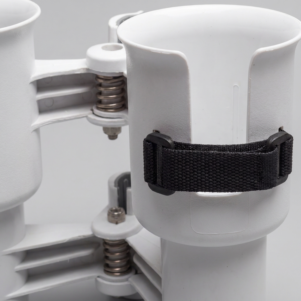 ROBOCUP DRINK FISHING ROD HOLDER - WHITE