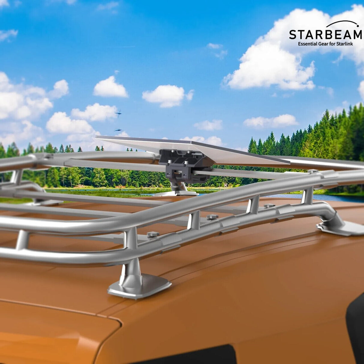 STARBEAM Starlink Gen3 Standard Roof Rack Mount - Aluminium Alloy