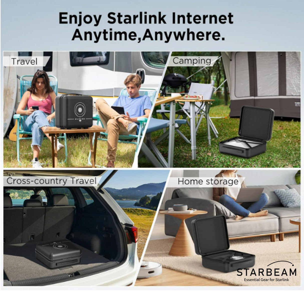 STARBEAM Starlink Mini Travel Suitcase