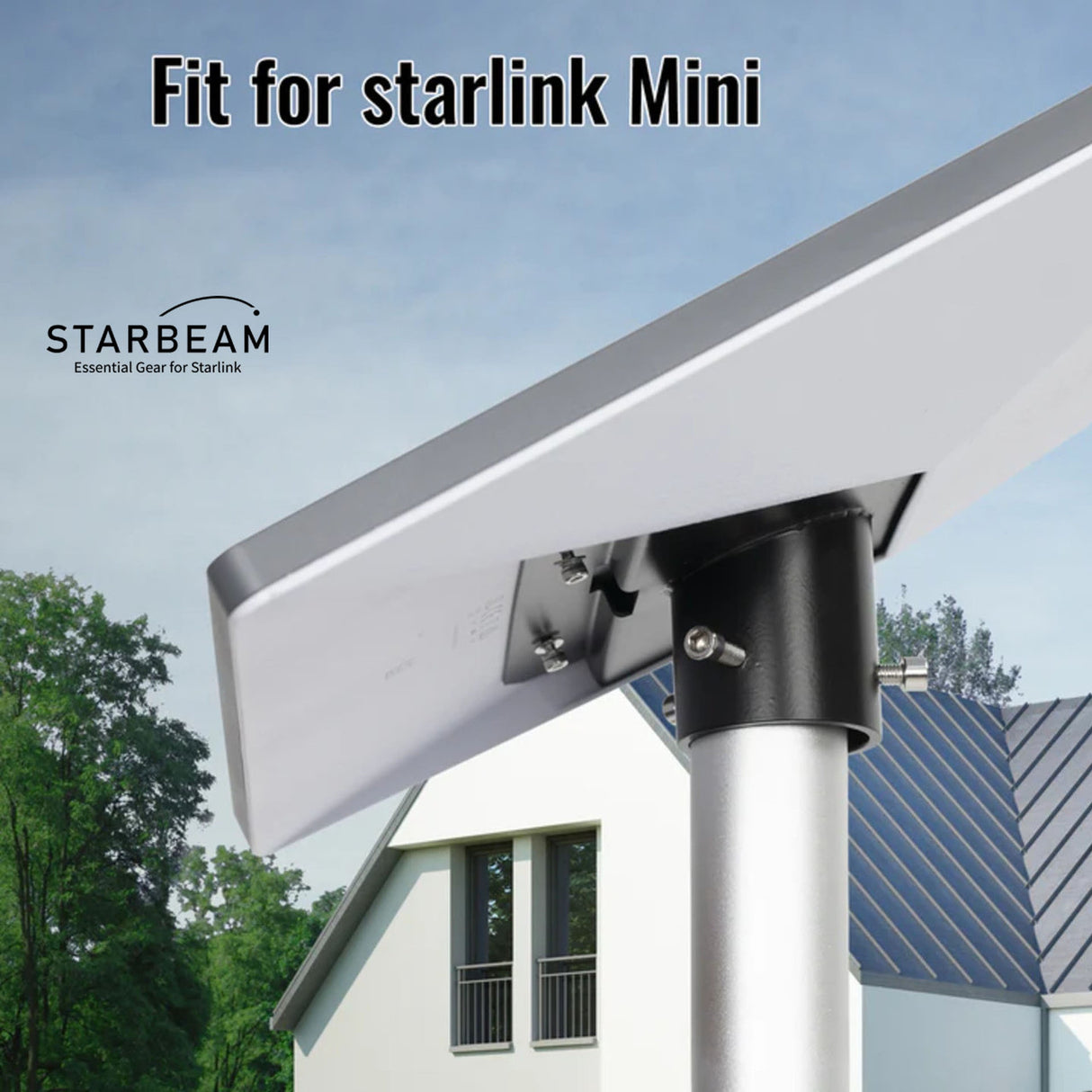 STARBEAM Starlink Mini Metal Pole Adapter for up to 39mm Pole