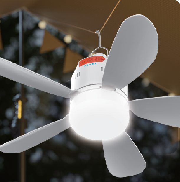 Fantastic 12V Rechargeable LED Ceiling Fan