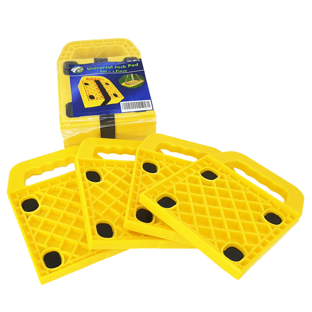 On The Road RV Universal Jack Pad Set 4 Pack