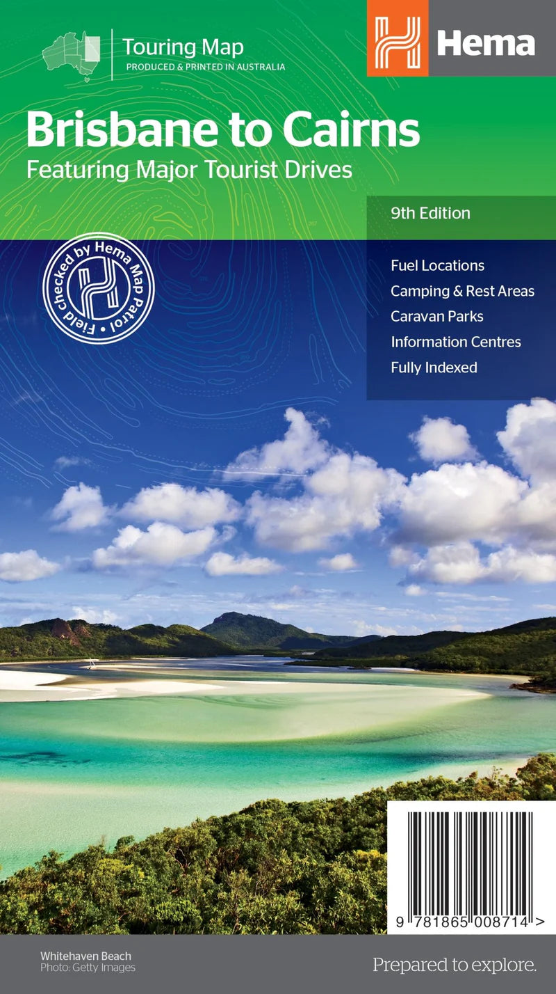 HEMA BRISBANE TO CAIRNS MAP