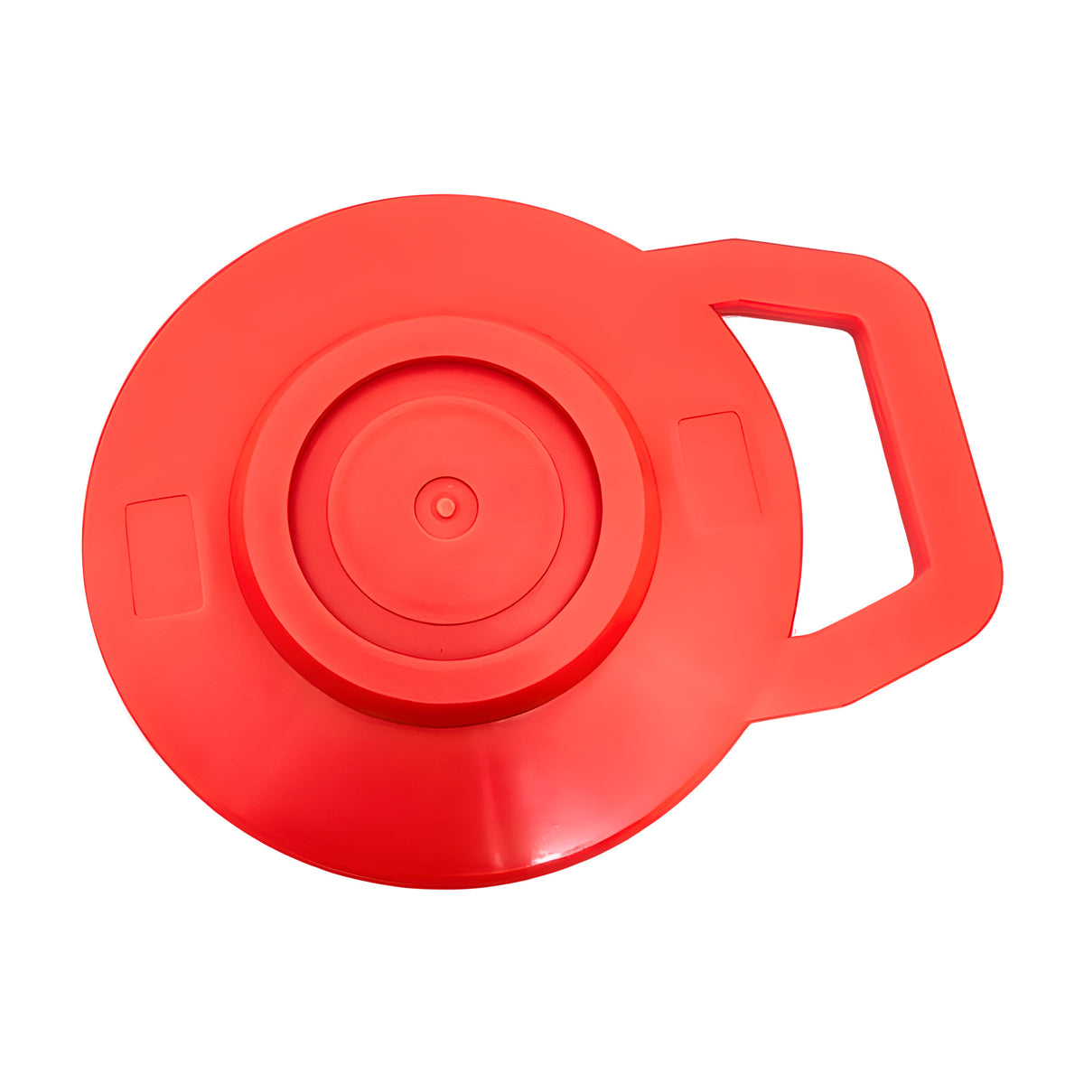 On The Road RV jack pad, single red pad with built-in carry handle