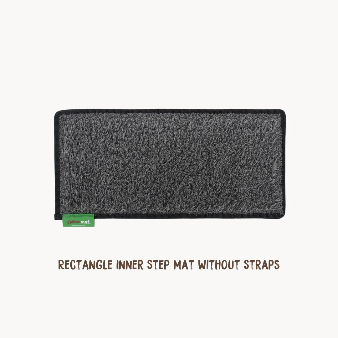 MUK MAT RECTANGLE STEP DARK GREY