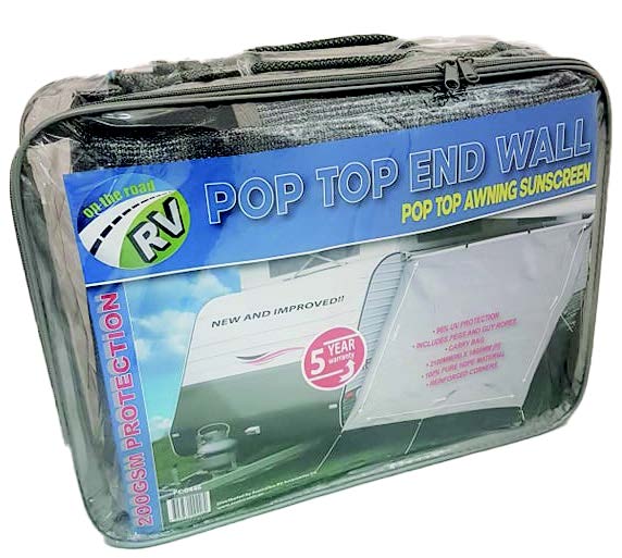 On The Road RV Pop Top Privacy Screen End Wall