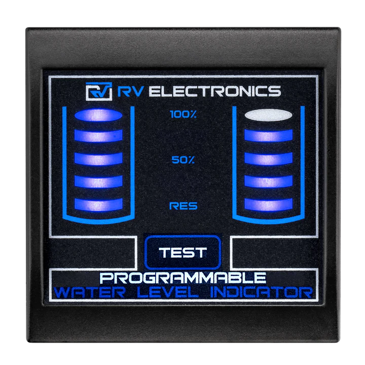 RV Electronics Programmable LED water level indicator Double tank