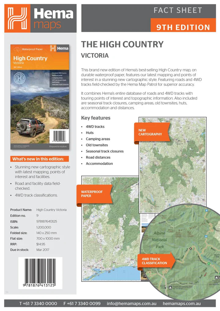 HEMA Maps The High Country Victoria