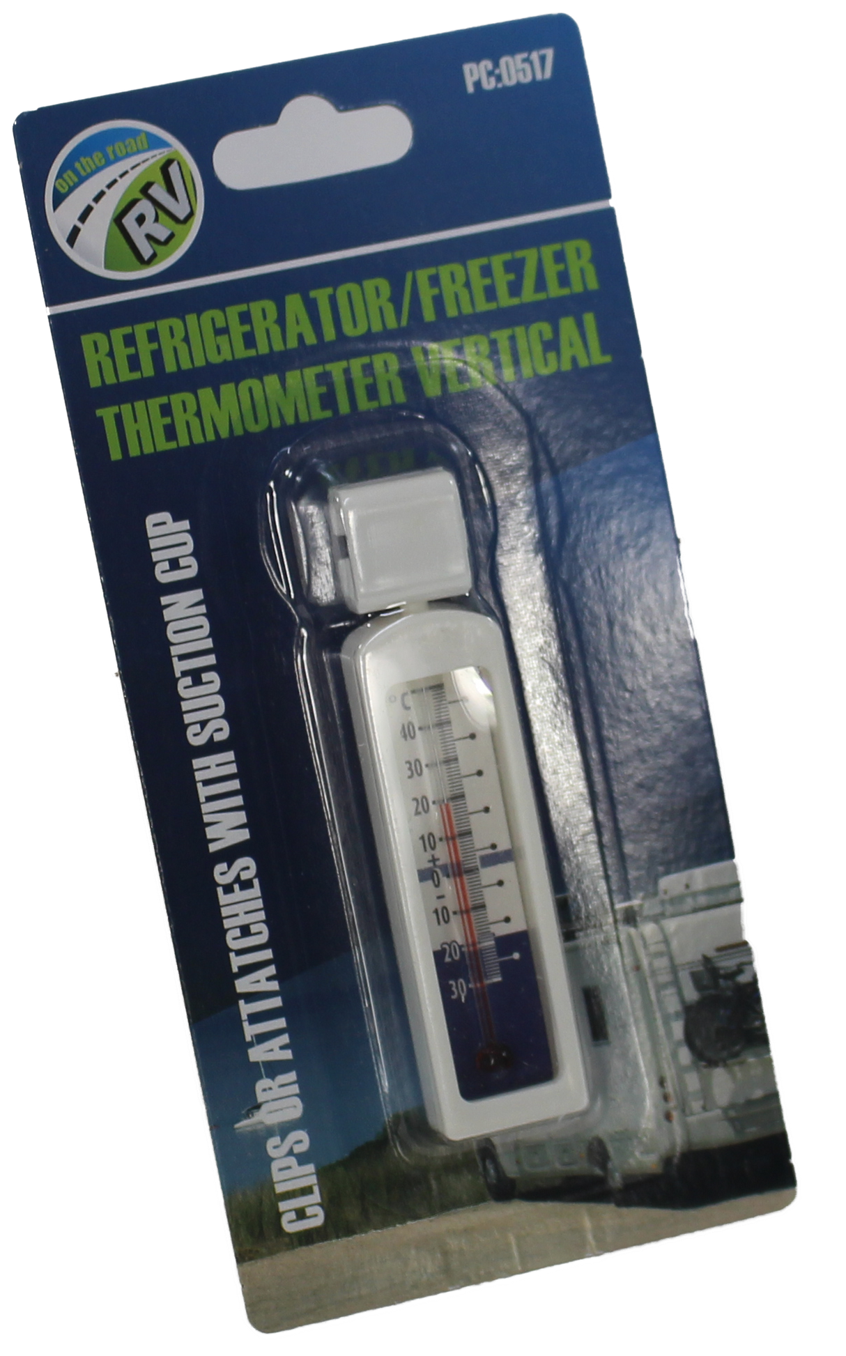 Vertical Fridge/Freezer Thermometer