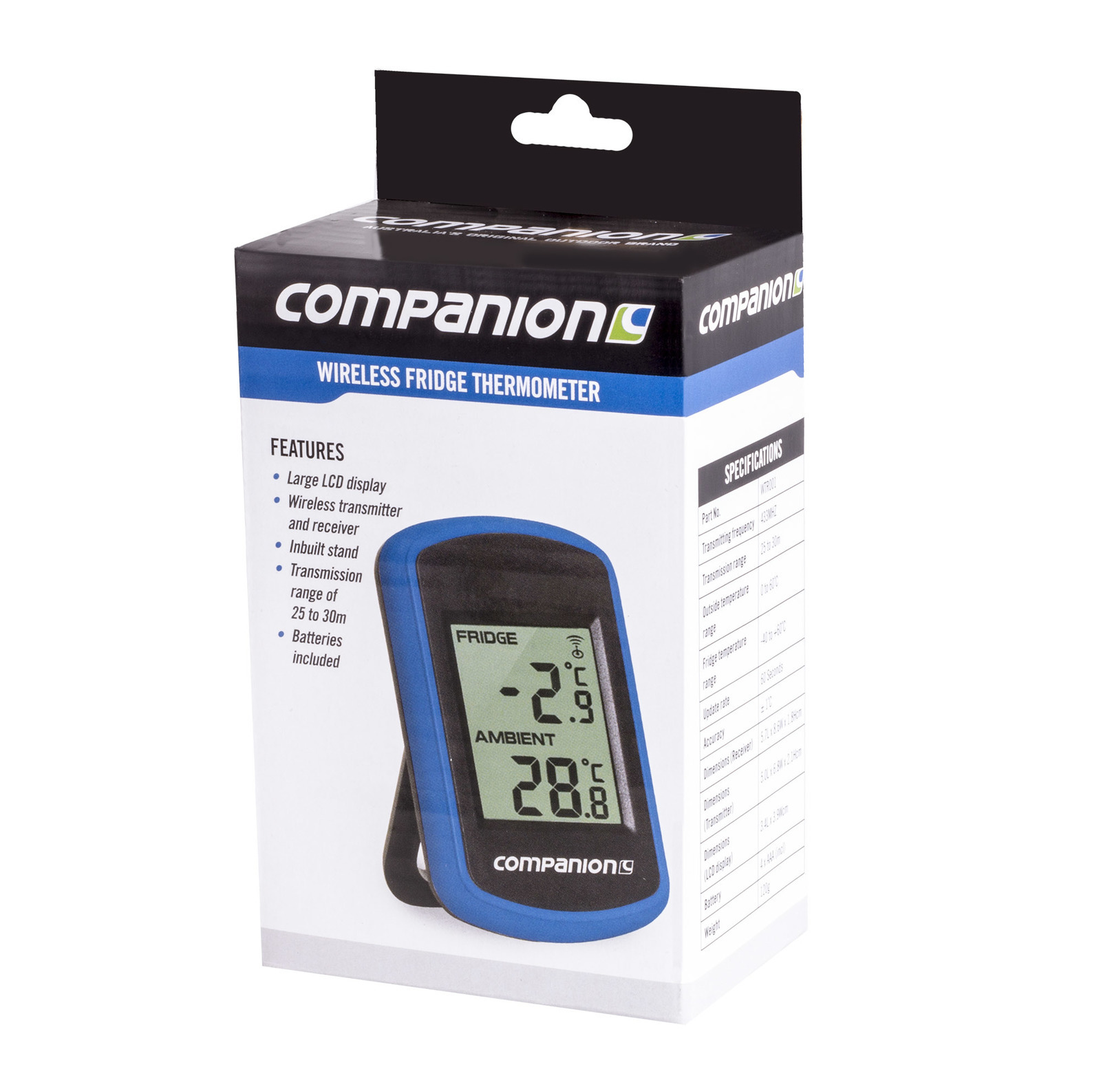 Companion Wireless Fridge Thermometer WTR001 - COMPANION BRANDS