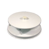 Hodges White Rotary Vent - Metal