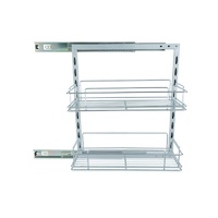 Roll Out Pantry Sliding Shelf W/ 2 - 110MM Basket 000122