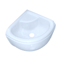 Acrylic Mini Corner Basin Full Skirt