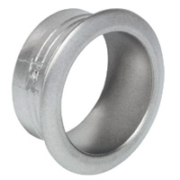 Large Rosette - Matte Nickel (Flat Lip)