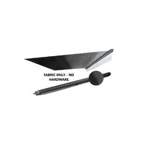 DOMETIC FABRIC 8700 13' AWNING CHARCOAL BLACK - FABRIC ONLY