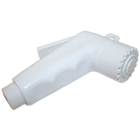 Shower Head White Lever Control