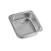 SMEV STAINLESS STEEL SINK BASIN 370 X 370MM