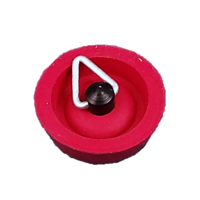 RUBBER SINK PLUG - 25MM RED