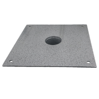 RECESSED BASE PLATE T/S ISLAND TABLE LEG (45MM ID)