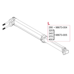 Fiamma Left Arm F65 320-490 EXT 250 98673-226