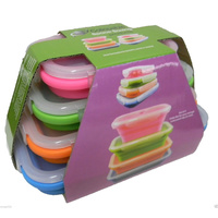Collapsible Space Saving Products Collapsible Rectangle Containers 4 Set