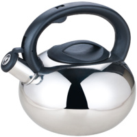 Royal Deluxe Stainless Steel Whistling Kettle 2.5L silver