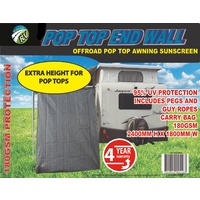 ON THE ROAD RV 4WD POP TOP PRIVACY SCREEN END WALL