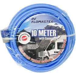 RV Flomaster 12mm Food Grade Hose with Connectors 10m