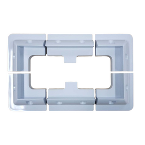 ABS Solar Panel Brackets - Set of 6 (White)