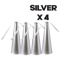 4 Pack Fly Fan Repeller - Silver