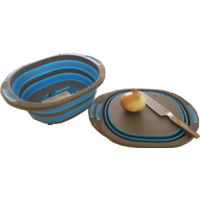 Collapsible Chopping Board Basin Combo