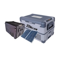 40L PORTABLE FRIDGE FREEZER 22BELOW BTX40 +BONUS COVER & 80WATT SOLAR PANEL CAMPING CAR CARAVAN BOAT