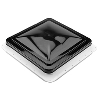 Ozvent 14&quot; x 14&quot; Hatch Black Lid