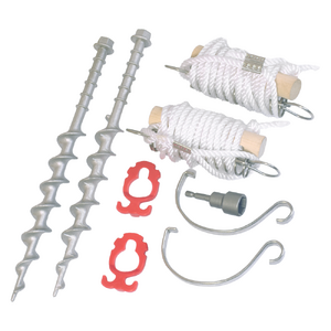 Deluxe Awning Tie Down Kit with Metal Pegs