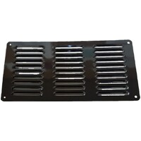 Ventilation Grill Louvre Black 293mm x 148mm