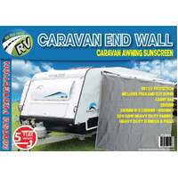 On The Road Caravan End Wall Shade Screen