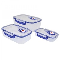 Campfire Vacuum Seal Food Containers Pack of 3 Square