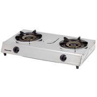 Gasmate Twin Burner Stainless Steel Wok Style Cooker