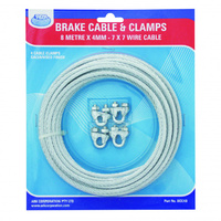 ARK BRAKE CABLE & CLAMPS BCC4B