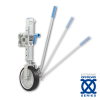 ARK XO350R XO Series Ratchet Jockey Wheel 350kg Off Road 10&quot; Solid Wheel ORJW1SU