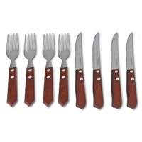 CAMPFIRE 8 PIECE KNIFE &amp; FORK SET
