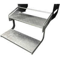 Double Manual Galvanised Step