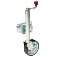 AL-KO 8&quot; Swivel Jockey Wheel 200mm - Solid Tyre